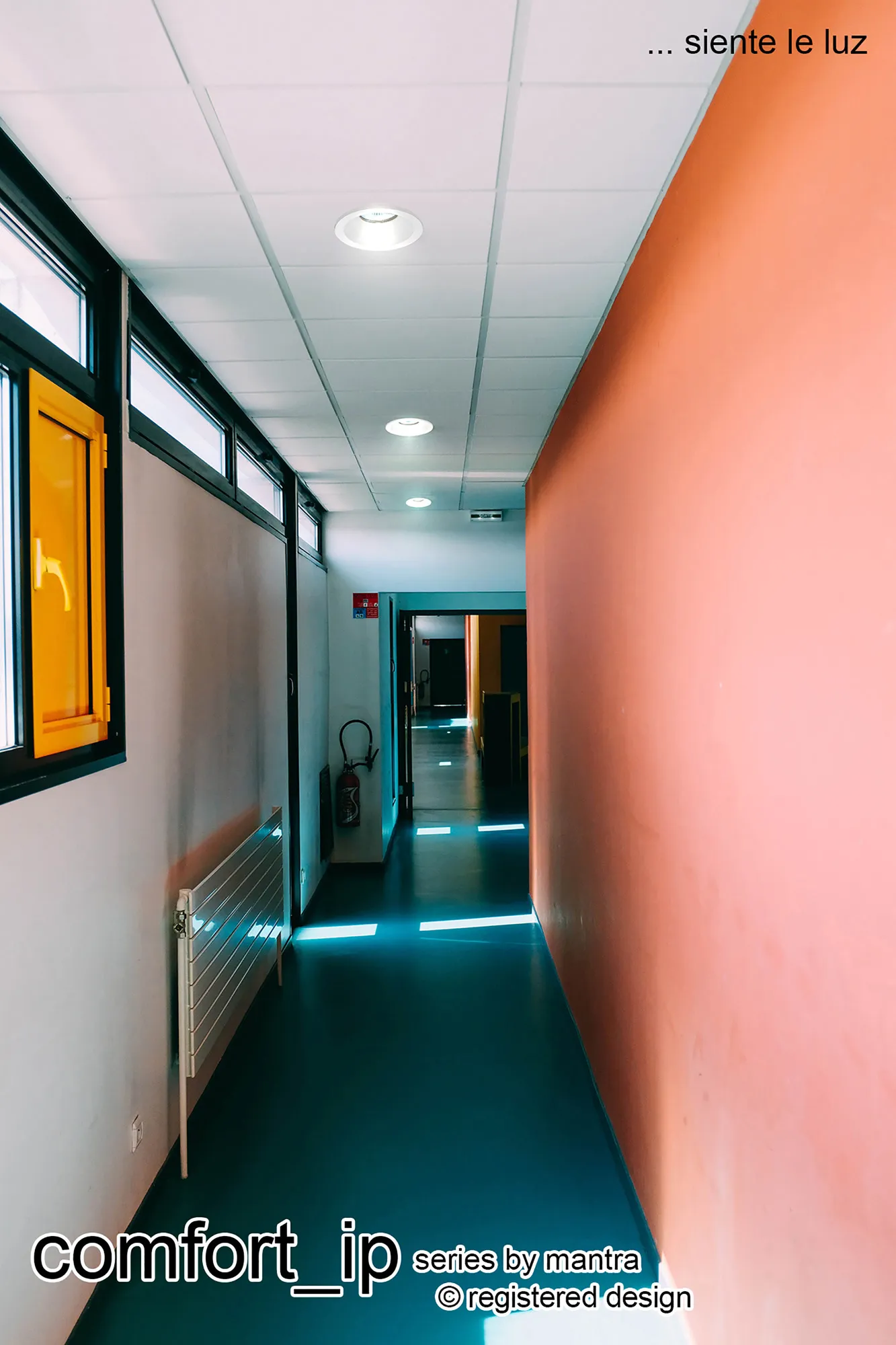 Comfort IP Recessed Ceiling Luminaires Mantra Fusion Square/Rectangular Recess Ceiling